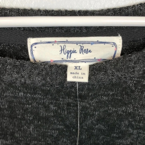 NWT Hippie Rose Scoop Neckline Pullover Sweater Size XL - Picture 3 of 8